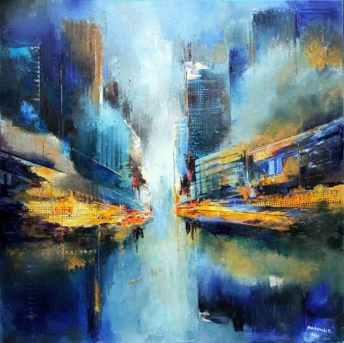 N.Y.C. after rain, 2023, Tadeusz Machowski