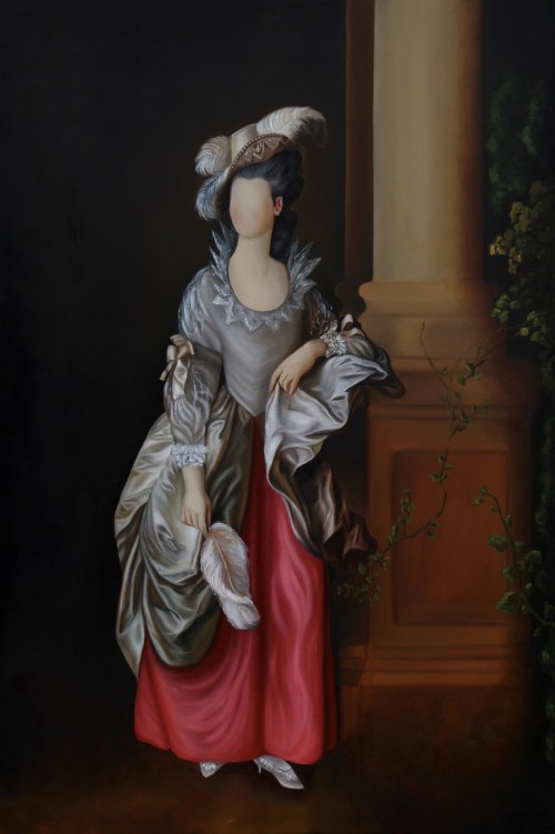 Blossom wg Thomasa Gainsborougha - The Honourable Mrs Graham, 2024, Daria Zbień