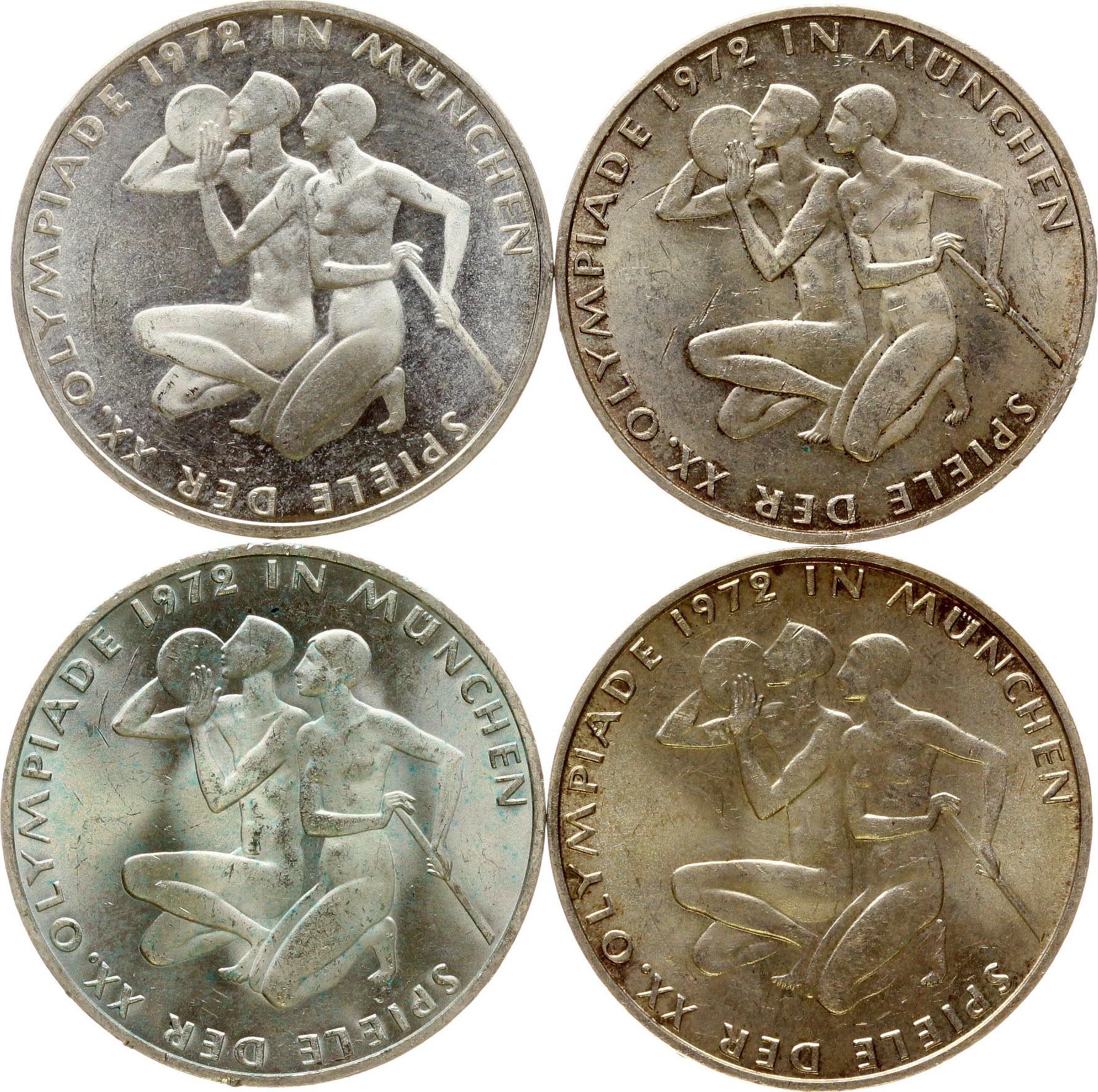 フランス1972年、贈呈用ピエフォー10フラン銀貨、KM-P458（発行