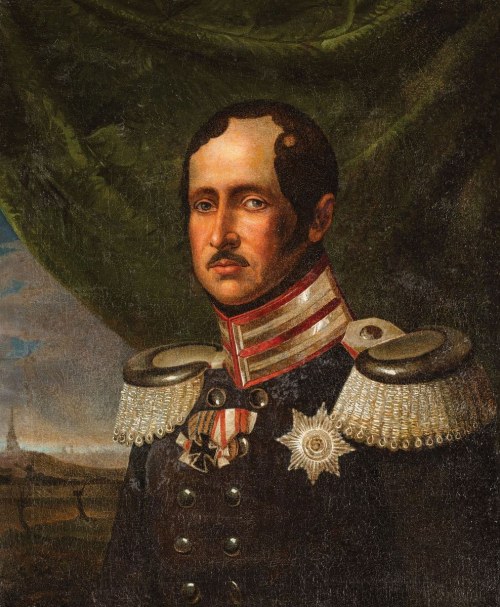 KRÓL PRUS FRYDERYK WILHELM III, ok. 1835, Warsztat Franza Krügera