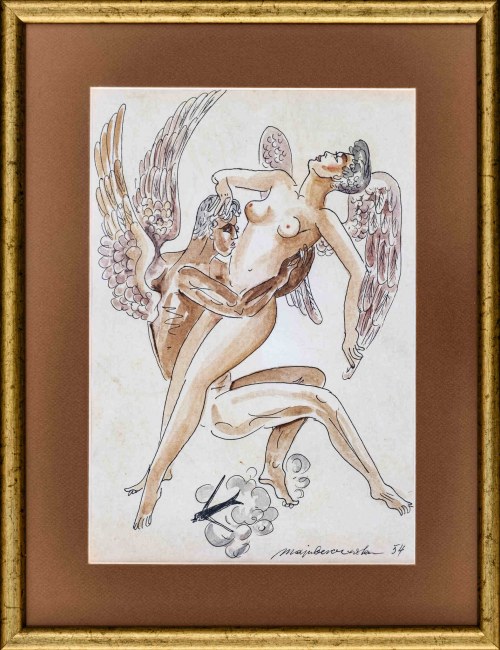 bez tytułu (anioły), 1954, Maja Berezowska