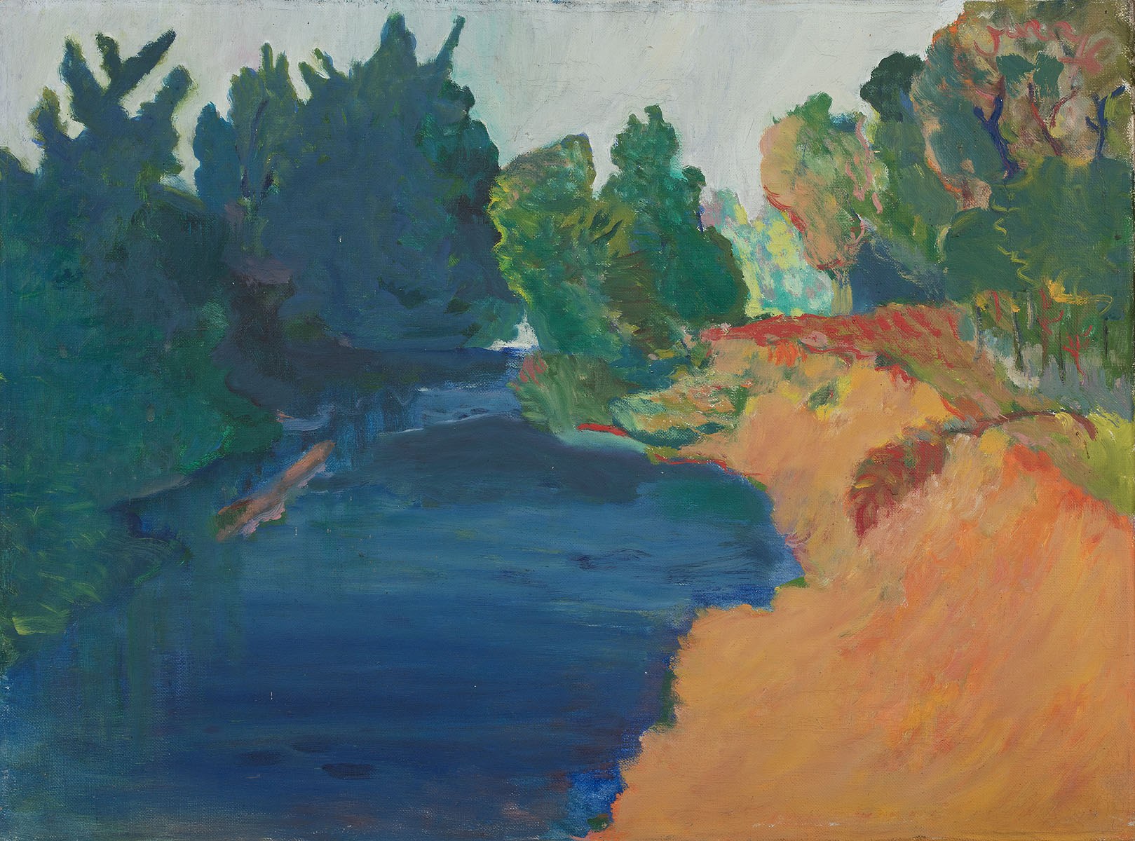 Zieliński Jerzy (1943 1980), Plaża nad rzeką, 1976 Aukcja