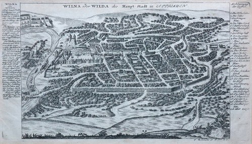 WILNO, ok. 1730, Gabriel Bodenehr