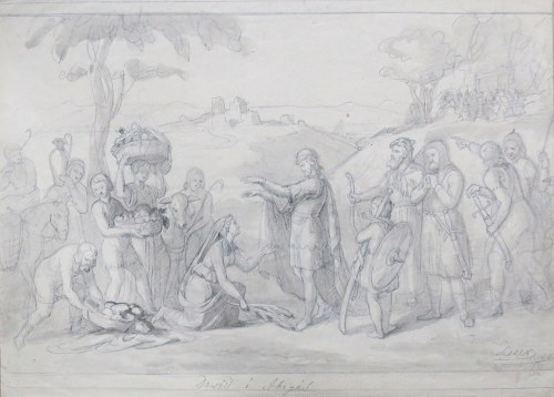 DAWID I ABIGAIL, 1837, Aleksander Lesser