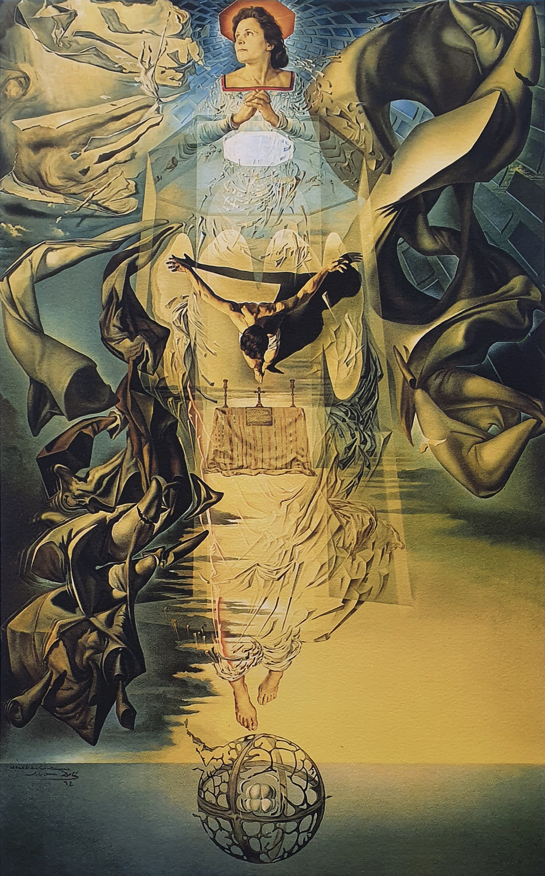 Что такое дали. Ультрамариново-корпускулярное Вознесение Богоматери. Salvador Dali картины. Сальвадор дали Вознесение. Сальвадор дали Вознесение картина.