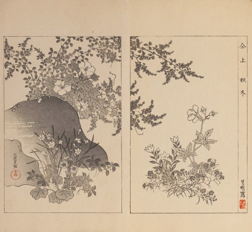 Ogród, Tokio, 1890, Watanabe Seitei