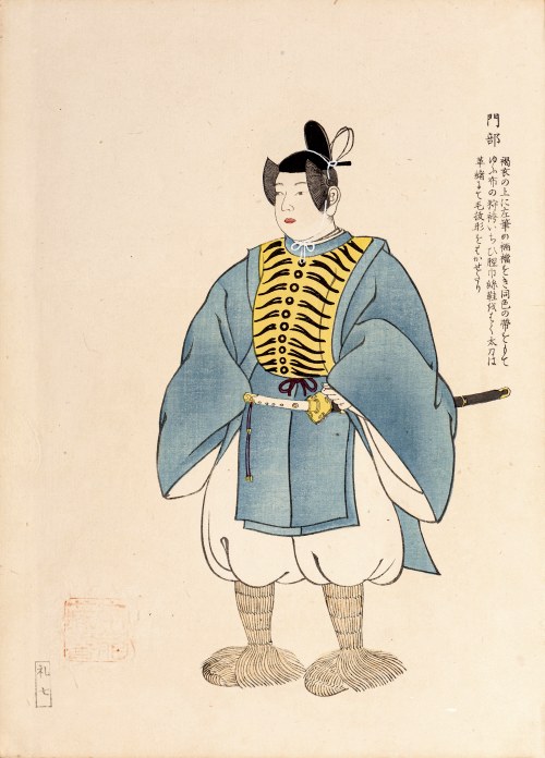 Yoshikawa Hansichi, Strój ceremonialny, Tokio, 1903, Kosugi Unson