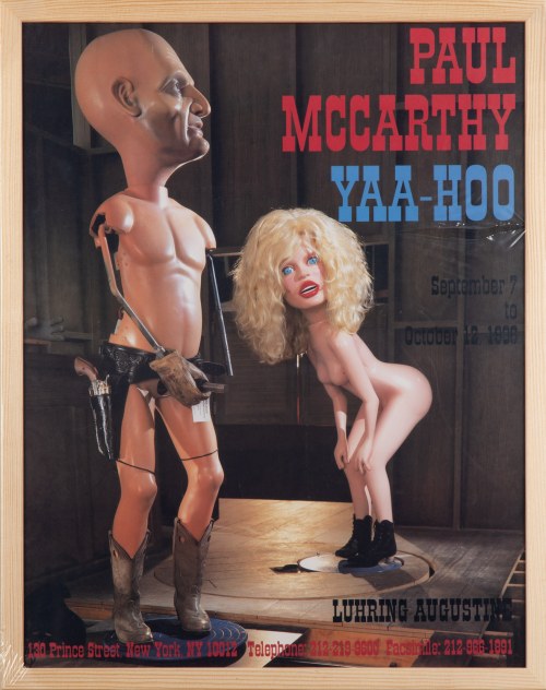 1996, Paul Mc, Carthy. Plakat Wystawy