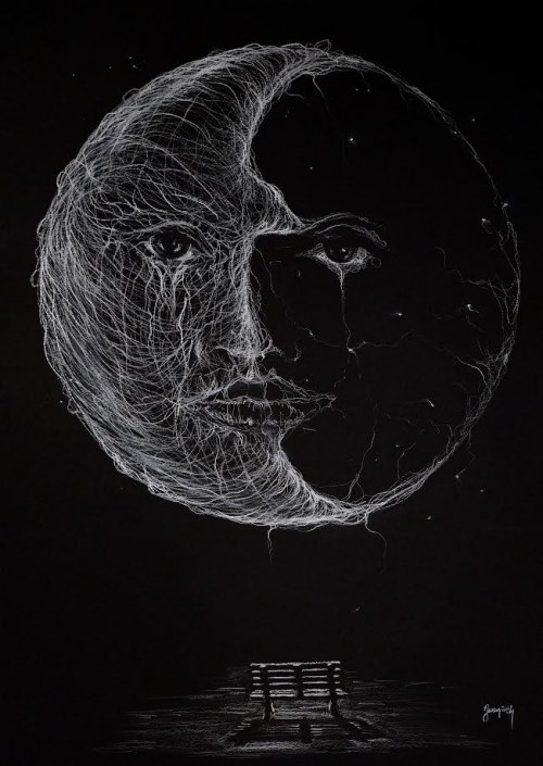Dark side of the moon, 2024, Przemysław Adamowski