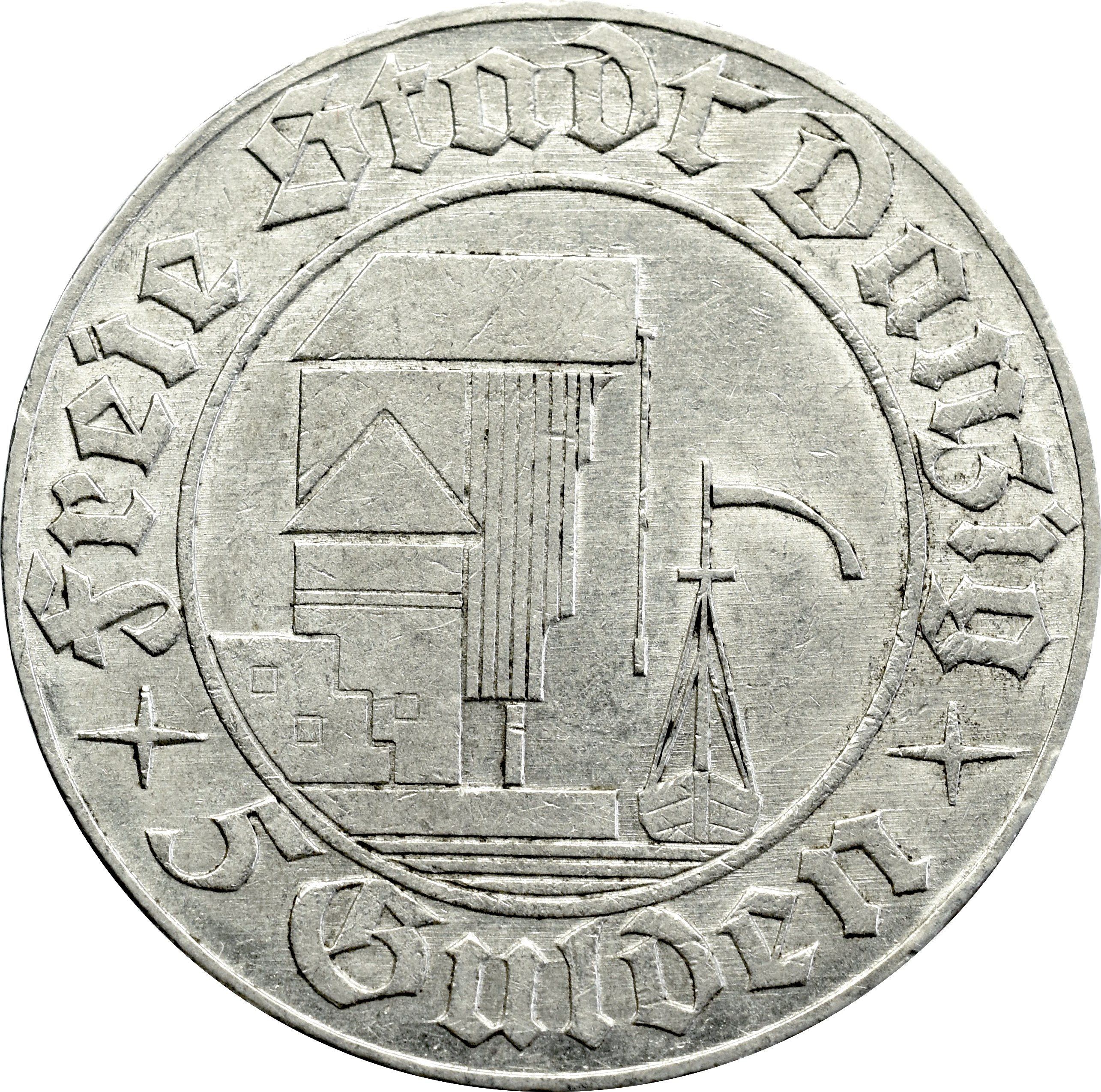 Wyjaśnij Znaczenie Terminów Bolszewicy Liga Narodów Wolne Miasto Gdańsk Wolne Miasto Gdańsk, 5 guldenów 1932 Żuraw portowy