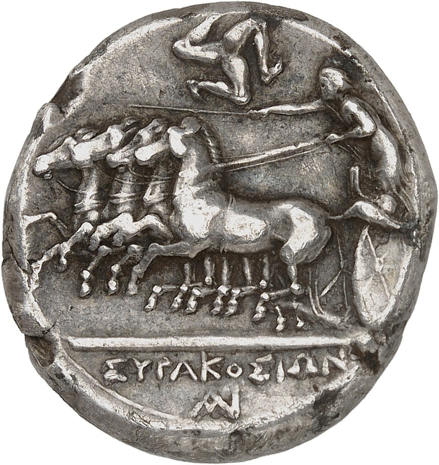 Sycylia, Syrakuzy, Agatokles (317289 p.n.e.). Tetradrachma ND (317310
