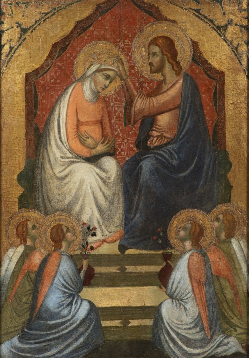 Mistrz Misericordia działający w trzeciej ćwierci XIV wieku - Przypisywana koronacja Maryi, Mistrz Misericordia
