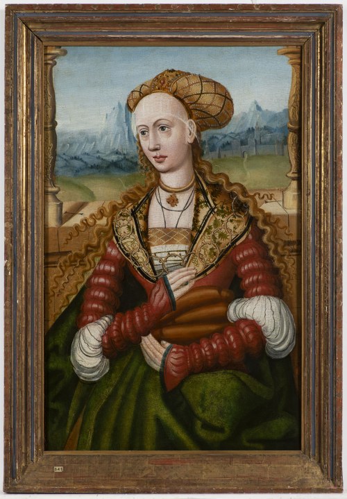 około 1525 r., Szkoła Cranacha, około 1525 r. Elżbieta z Turyngii, Szkoła Cranacha