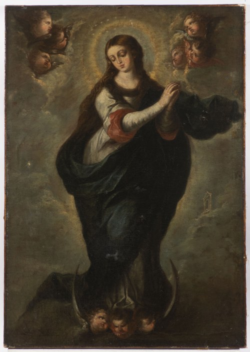 Hiszpański malarz XVII wieku. Immaculata, Hiszpański malarz XVII wieku