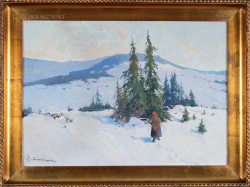"W górach zimą", Edmund Cieczkiewicz