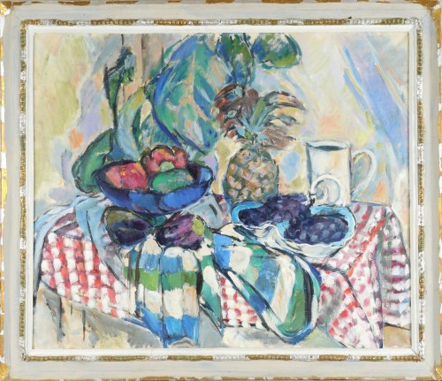 "Martwa natura z ananasem", Teresa Wallis-Joniak