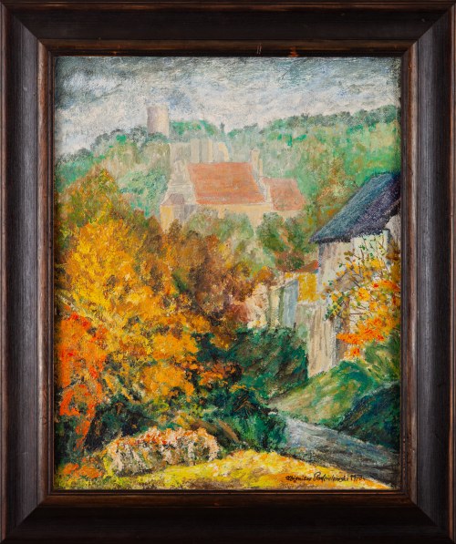 Widok na Kazimierz Dolny, 1978, Zbigniew Podciechowski