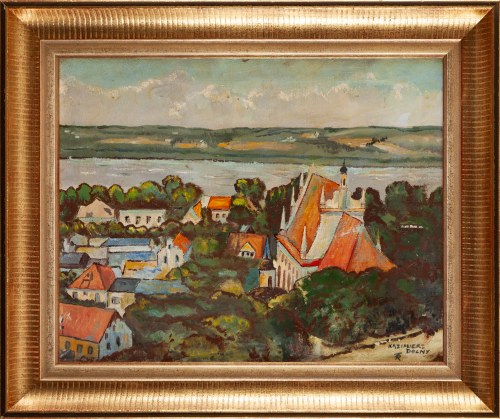 Kazimierz Dolny, widok na Wisłę, Franciszek Ruszak