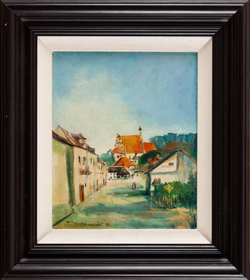 Uliczka w Kazimierzu, 1992, Tadeusz Szyszkowski