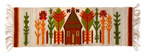 Kilim „PRZYDROŻNA”, Spółdzielnia Pracy RLiA Im. Stan. Wyspiańskiego w Krakowie, A. Stawicka