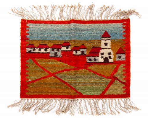 Kilim „DROGI DO MIASTA”, Maria Janowska