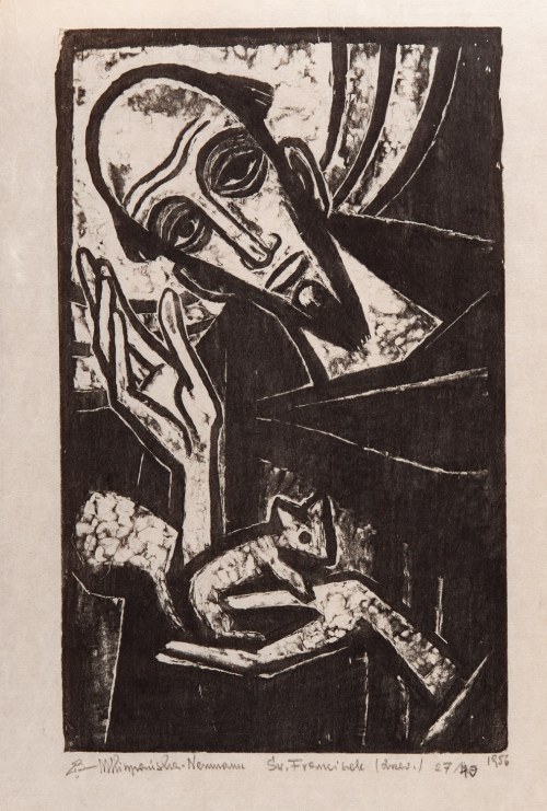 Św. Franciszek, 1956, Maria Hiszpańska-Neumann