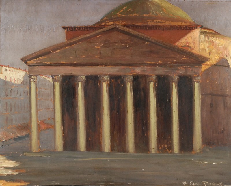 Roman Rutkowski Franciszek Roman RUTKOWSKI (1892-1940), Panteon w Rzymie - Aukcja ...