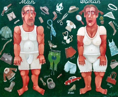 Man and Woman, 2023, Wladislaw Stalmachow