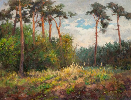 Las w Chomiąży II, 1990, Anna Miszalska-Gąsienica