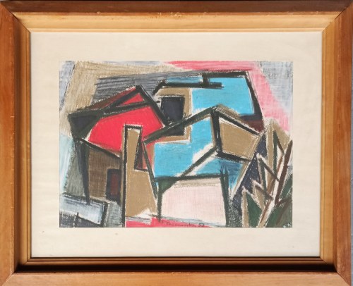 Pejzaż, 1952, Felicja Pacanowska