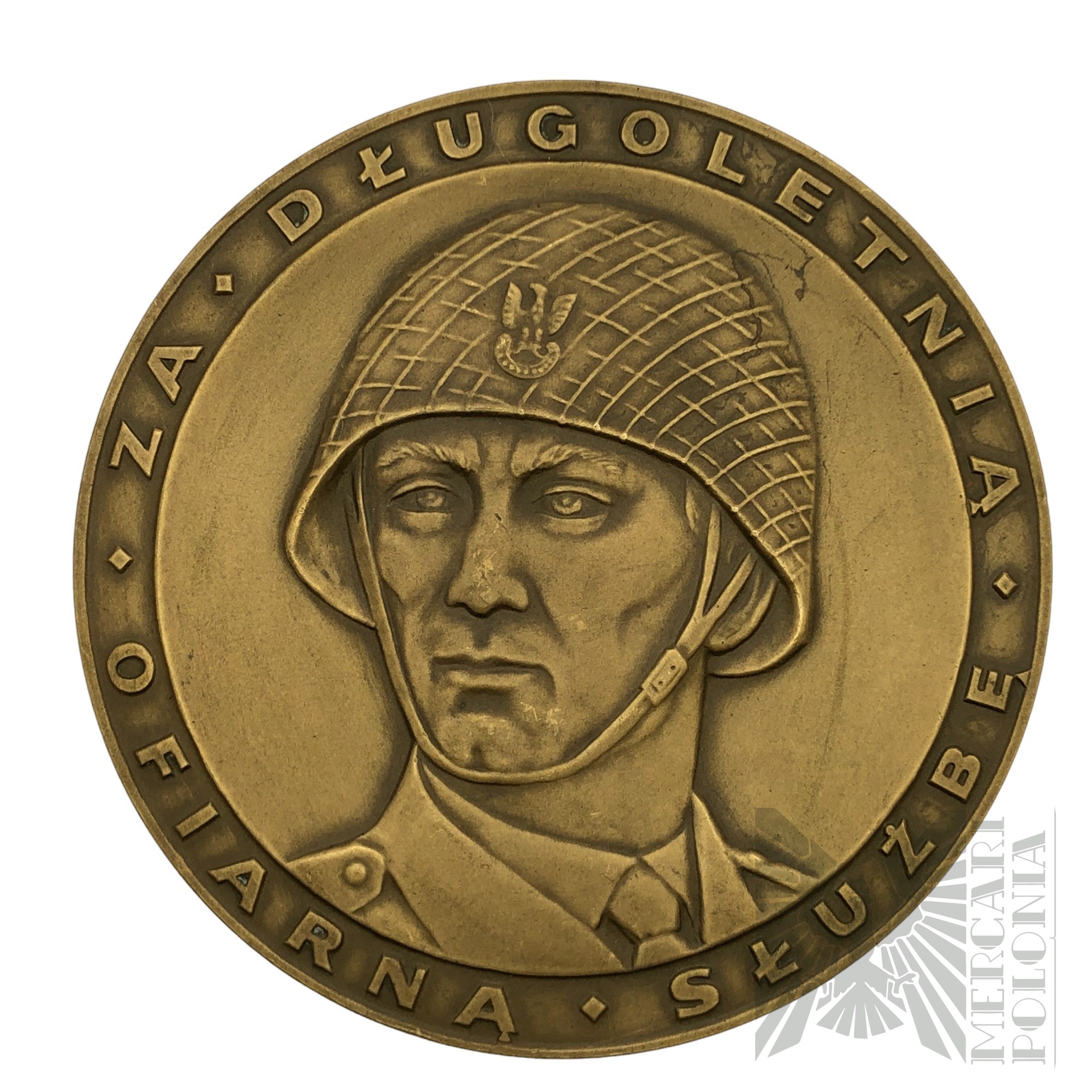 PRL, 1989 r. - Medal Mennica Warszawska, Za Długoletnią, Ofiarną Służbę ...