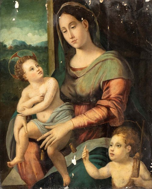 Madonna z Dzieciątkiem i św. Janem, Francesco Brina