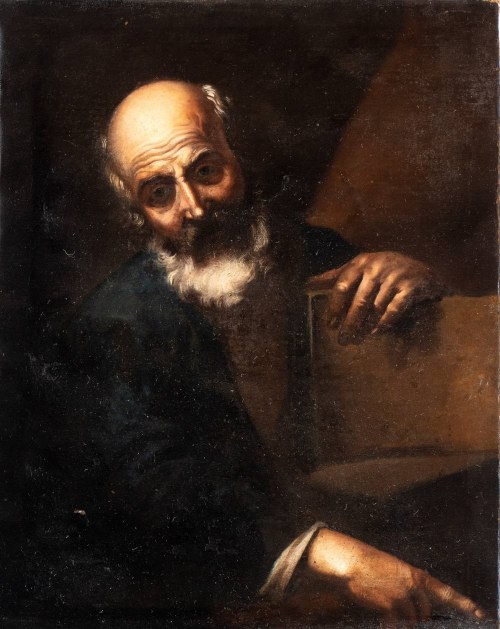 brodaty mężczyzna z książką (filozof?), Gregorio Preti