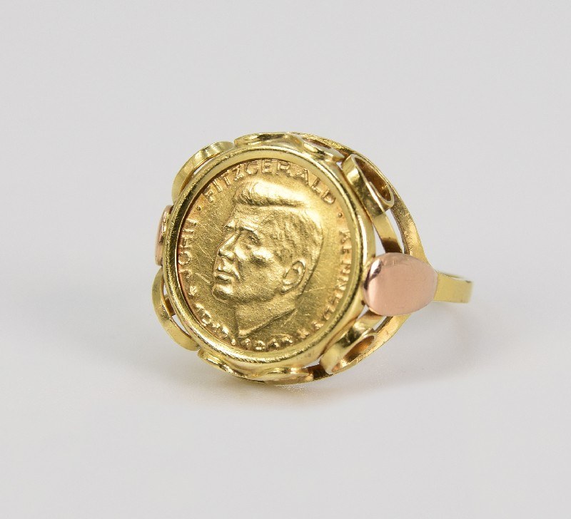 Ring with a coin - Online auction / Online bidding - Price