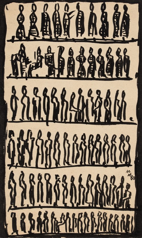 "Kompozycja pasowa", Marian Malina