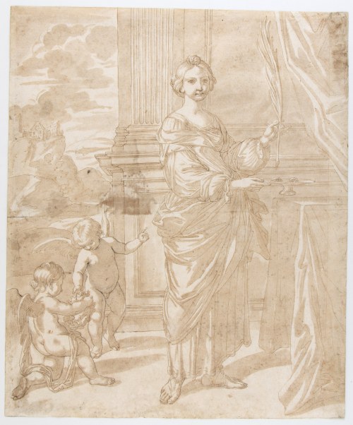 szkoła rzymska, XVII wiek, Saint Lucia