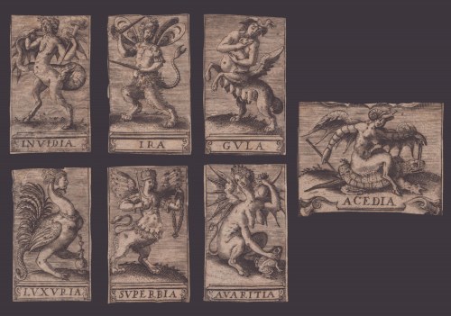 anonimowy rytownik z XVI wieku, Capital Vices