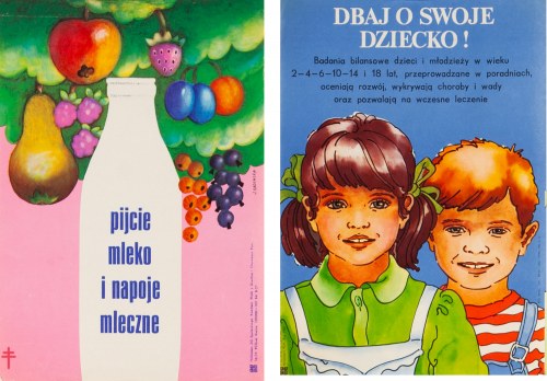 Danuta CESARSKA (ur. 1942), Zestaw dwóch plakatów, J. Gadomska