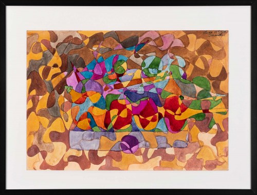 Kompozycja wielobarwna, 1977, Jacenty Wójcik