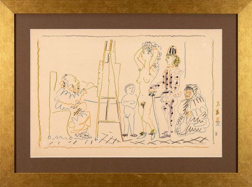 Hiszpania - 1973 Mougins, Francja), Pracownia starego malarza, 1954, Pablo Picasso