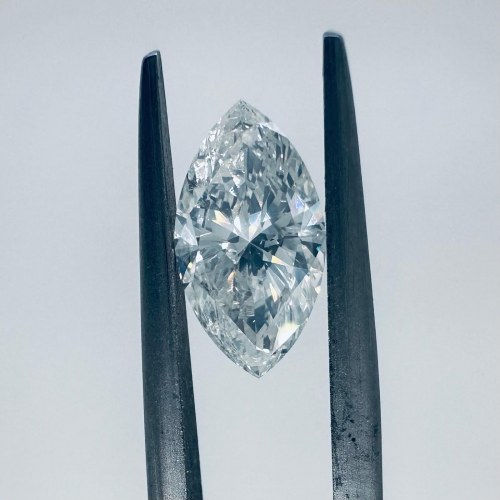 31 CARATI COLORE H - PUREZZA SI2 - TAGLIO MARCHESE - CERTIFICATO GEMMOLOGICO MAROZ DIAMONDS LTD MEMBRO ISRAEL DIAMOND EXCHANGE - NUMERO INCISO AL LASER NELLA CORONA - C40303-8-LC, DIAMANTE 1