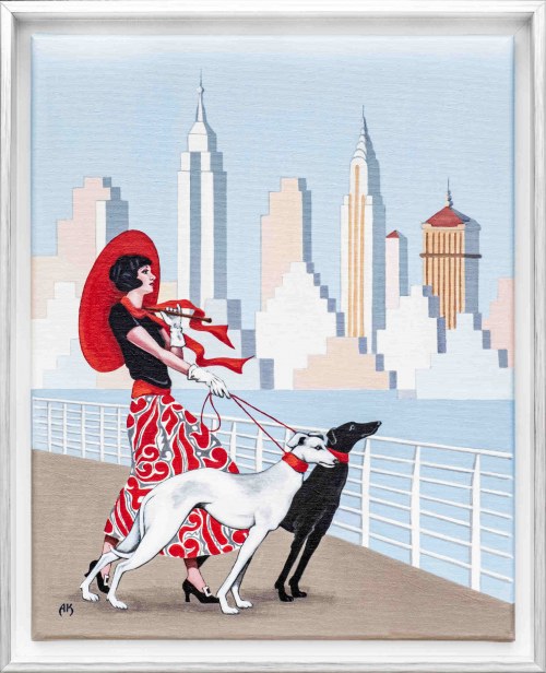 Art deco. Spacer, 2022, Anna Konikowska