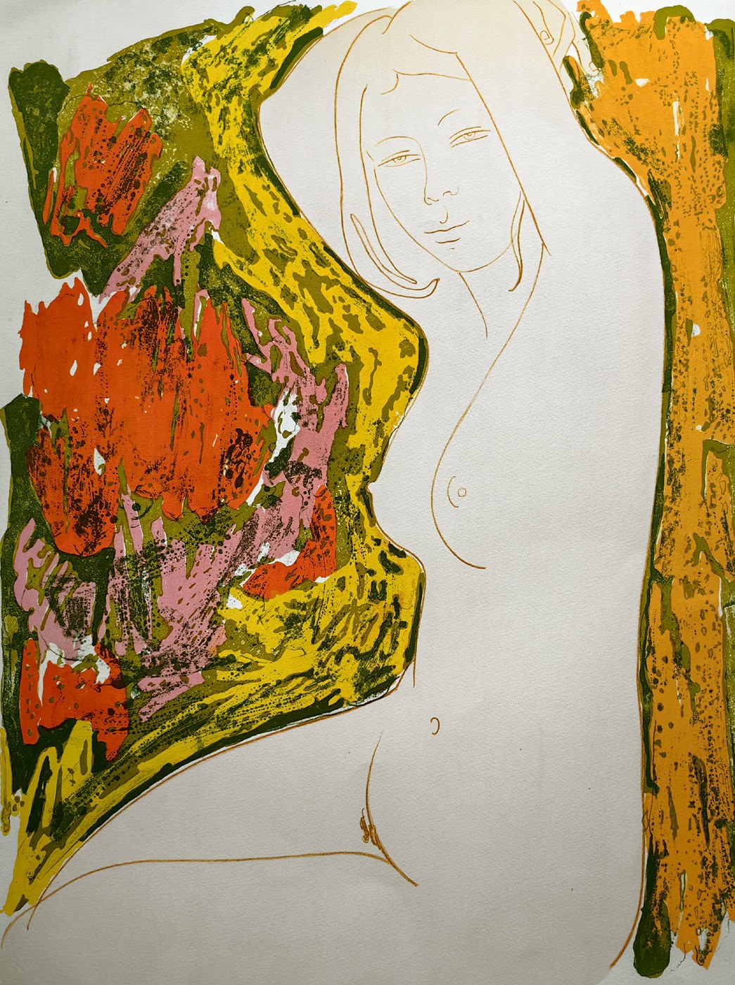 絵画 lithographie originale d'Alain Bonnefoit ALAIN BONNEFOIT - LITHOGRAPH ORIGINAL, Signed & Numbered, 