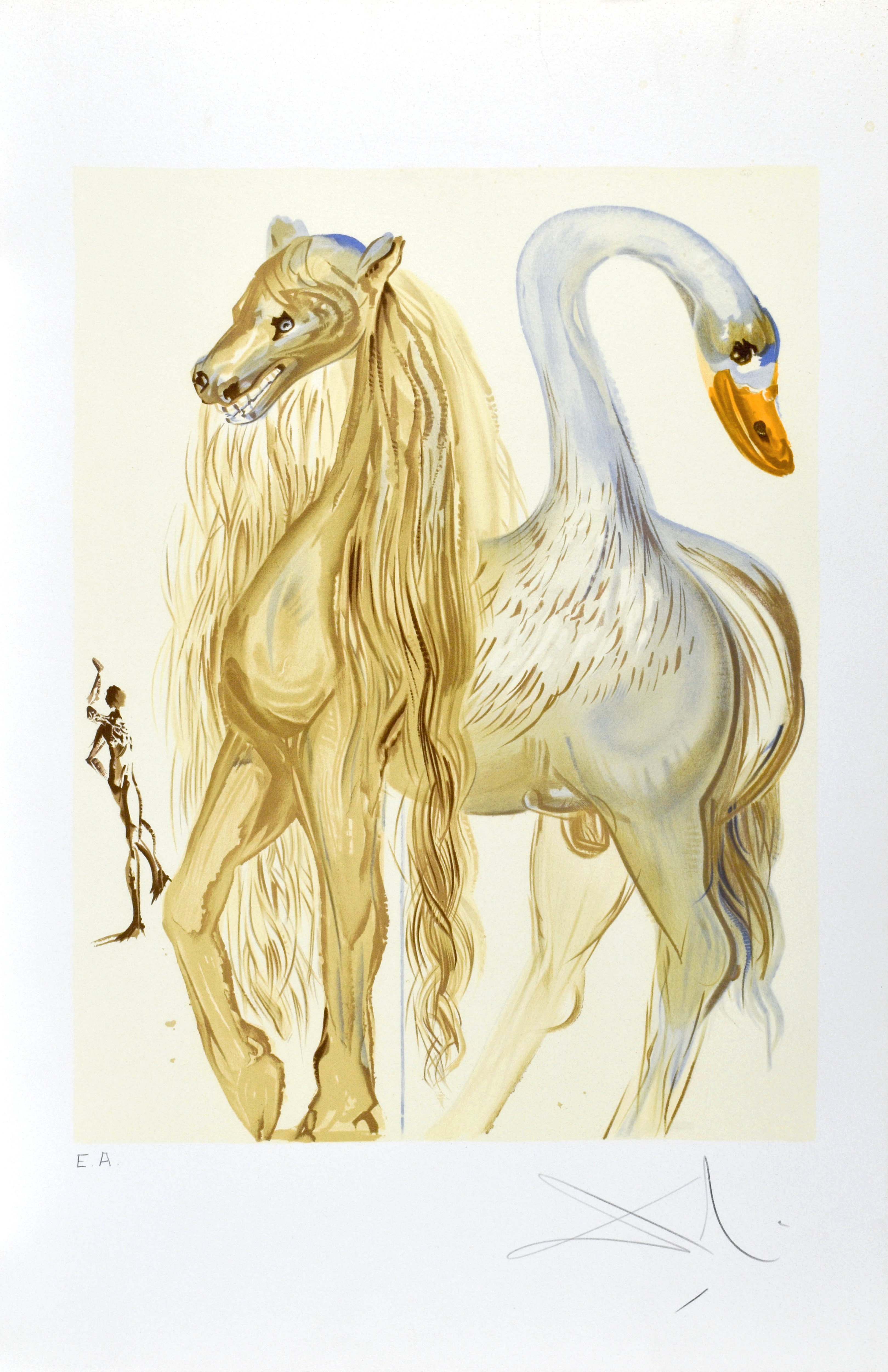 Salvador Dali、LES CHEVAUX DALINIENS Salvador DALI (1904-1989), Les Chevaux Daliniens, 1984