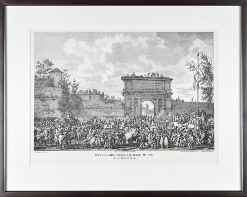 Wkroczenie Francuzów do Mediolanu, ok. 1850, Carle Vernet