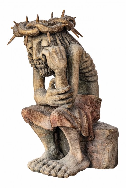 Chrystus Frasobliwy, XX w., Artysta Nierozpoznany
