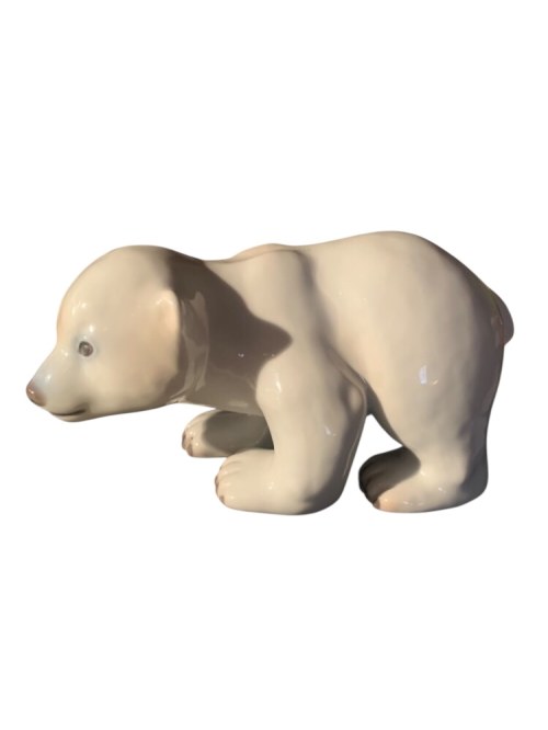 Royal Copenhagen Dania, nr 535, Figurka Niedźwiedź polarny