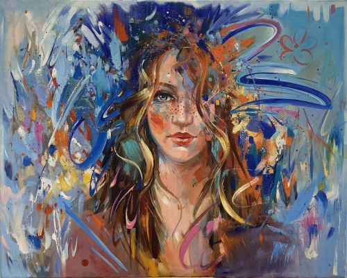 Portret nieznajomej, 2023, Jolanta Strzelczyk