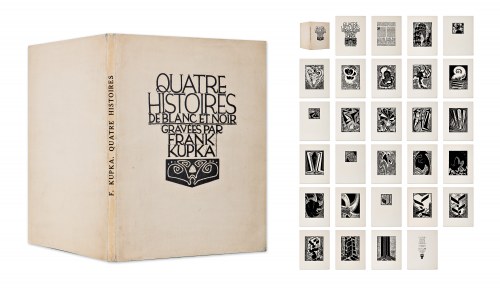 francuski 1871-1957) - Quatre histories de Blanc et noir, František Kupka