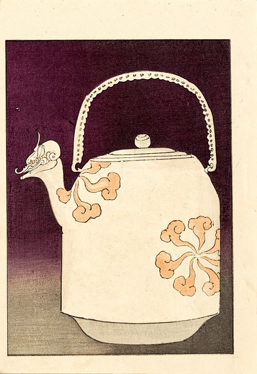 Yamada Naosaburo (1866-1932), Czajnik, Kioto, 1897, Furuya Kōrin